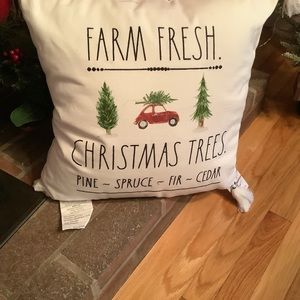 Rae Dunn Christmas Decorative Pillow